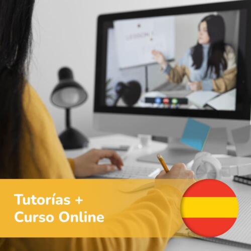 Tutorias + curso online Español