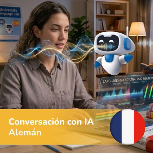 Clases de conversación con IA en Francés